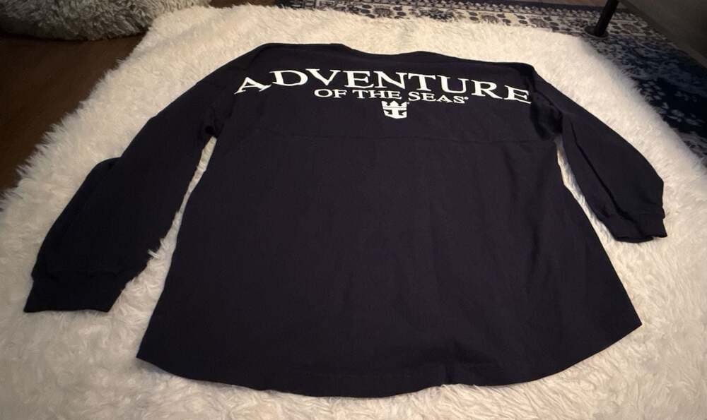 Royal Caribbean Adventure of the Seas Spirit Jersey Long Sleeve Navy Blue
